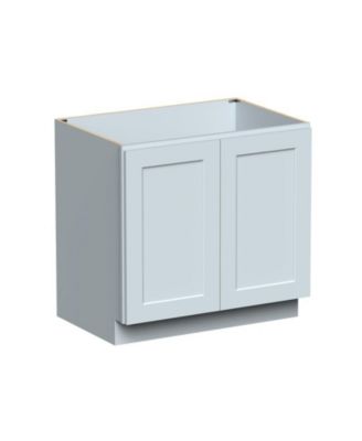 W36"x D24"x H34.5" Kitchen Base Cabinet with 2 Doors