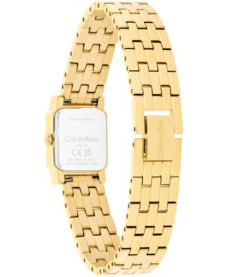 Women's Poise Gold Tone Stainless Steel Bracelet Watch, 16mm
