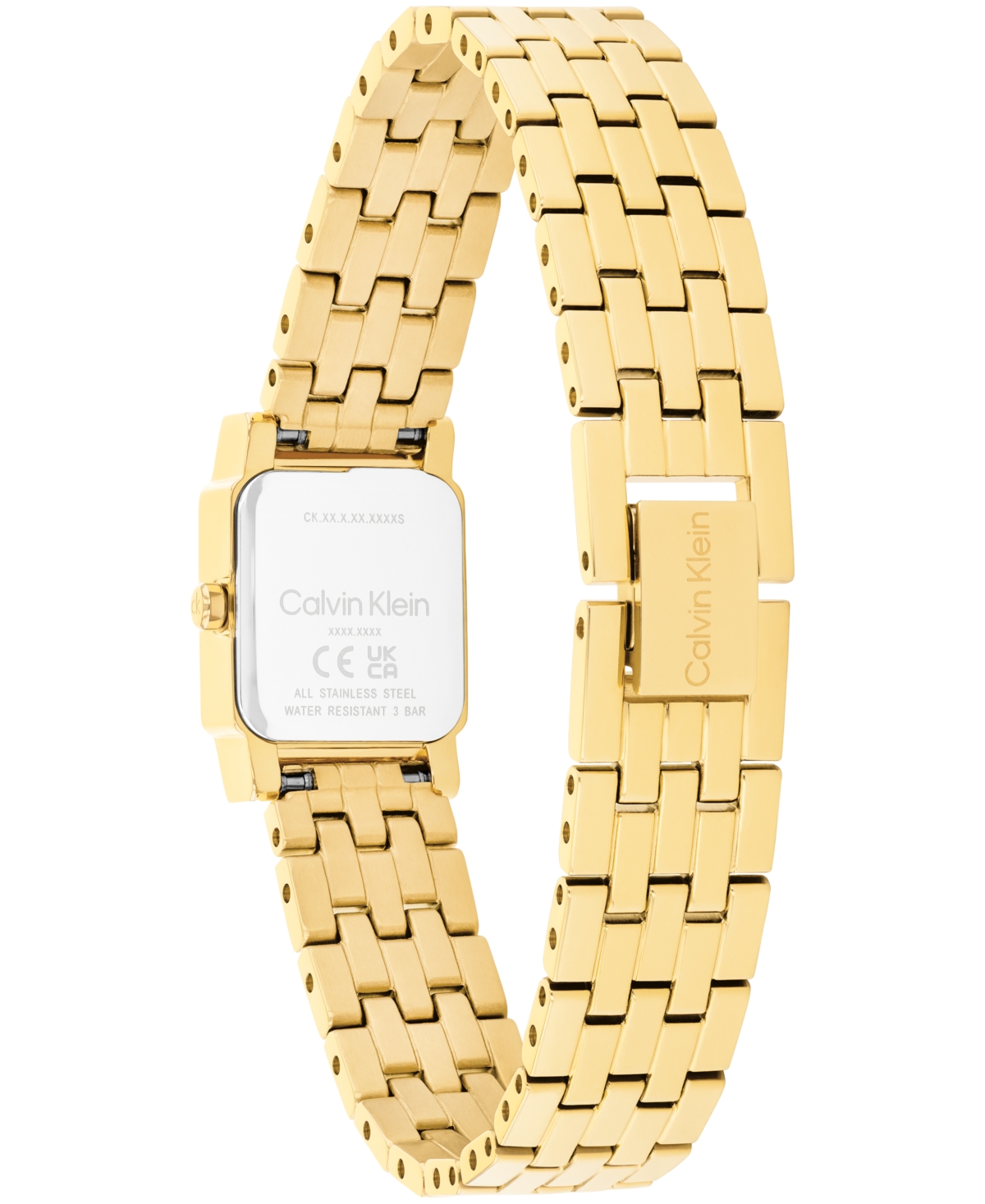 Calvin Klein Women's Poise Gold Tone Stainless Steel Bracelet Watch, 16mm In Gold