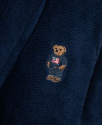 Boys' 8-20 Bear Long-Sleeve Terry Robe