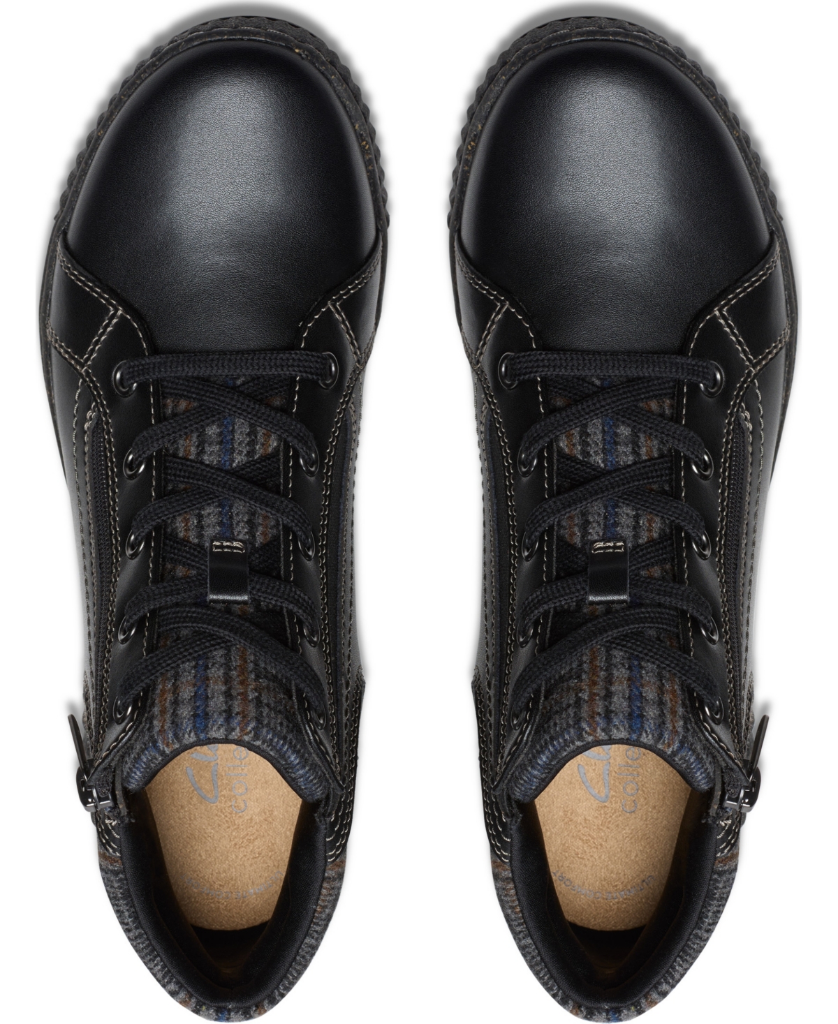 Clarks ® Caroline Spice Sneaker Boot In Black