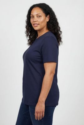 Plus Size Perfect Short-Sleeve Crewneck Tee