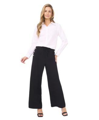 Women's Pearl Embellished Button Up Shirt