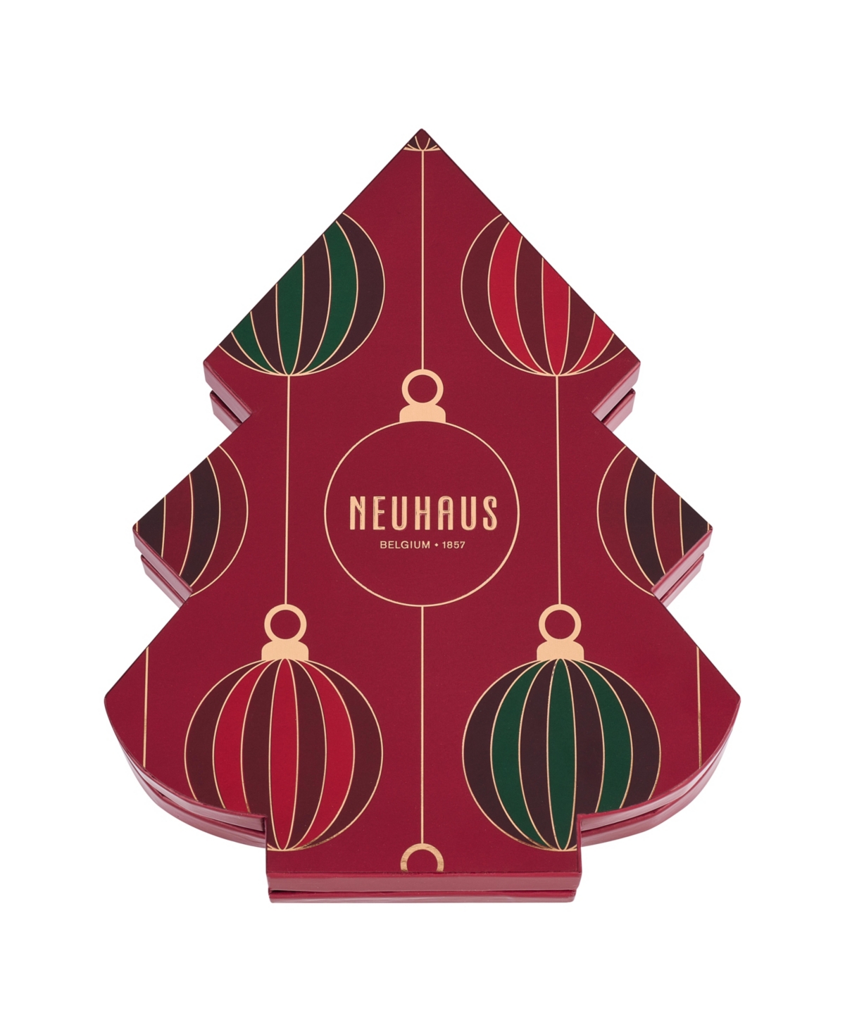 Neuhaus Holiday Christmas Tree Assorted Chocolate, 16 Pieces