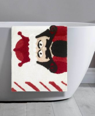 Peppermint Nutcracker Polyester Bath Rug, 30" x 20"