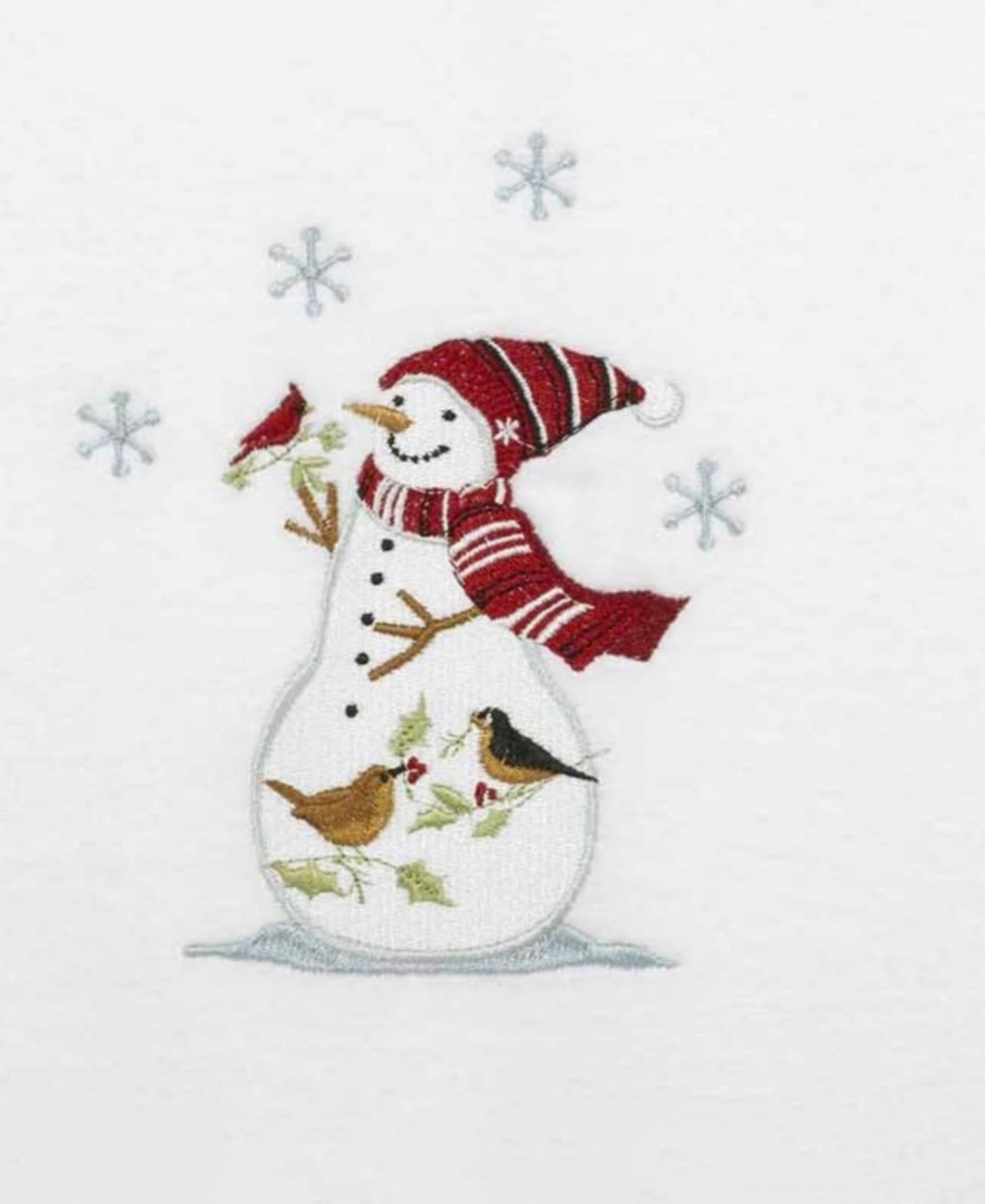 Avanti Holiday Cheer Cotton 2-pc. Bath Towel Set, 52" X 27" In White