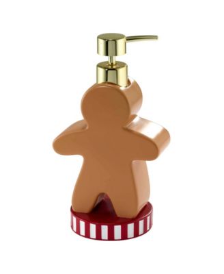Gingerbread Man Resin Lotion Dispenser