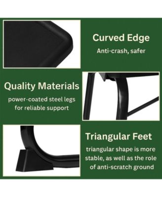 2-Pack Folding TV Tray Table Set Mobile Laptop Desk with Adjustable Height & Angles