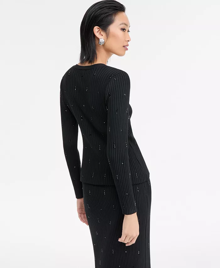 Women's Embellished Cardigan - thumbnail 3