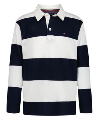 Boys' 8-20 Bold Striped Rugby Polo Shirt