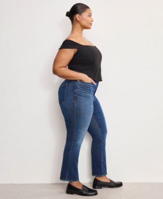 Women's Dolly Joleans Straight Leg Jeans, Regular and Plus Size