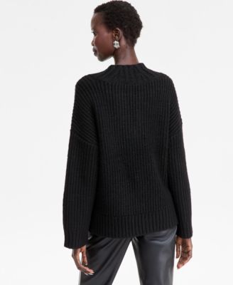 Women's Oversized Ribbed Sweater, Macy's Exclusive