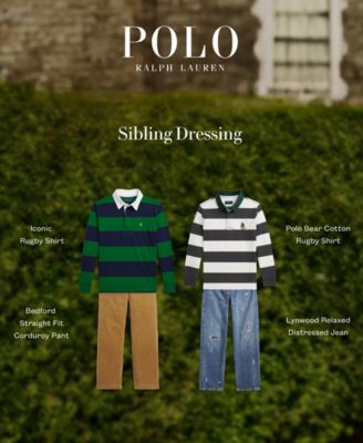 Big Boys Polo Bear Rugby Shirt