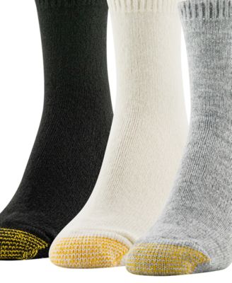 Women's 3-Pack Fuzzy Midi Crew Socks