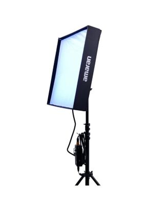F22c 2x2' 200W RGBWW Flexible LED Mat Fixture, Gold-Mount with Light Stand