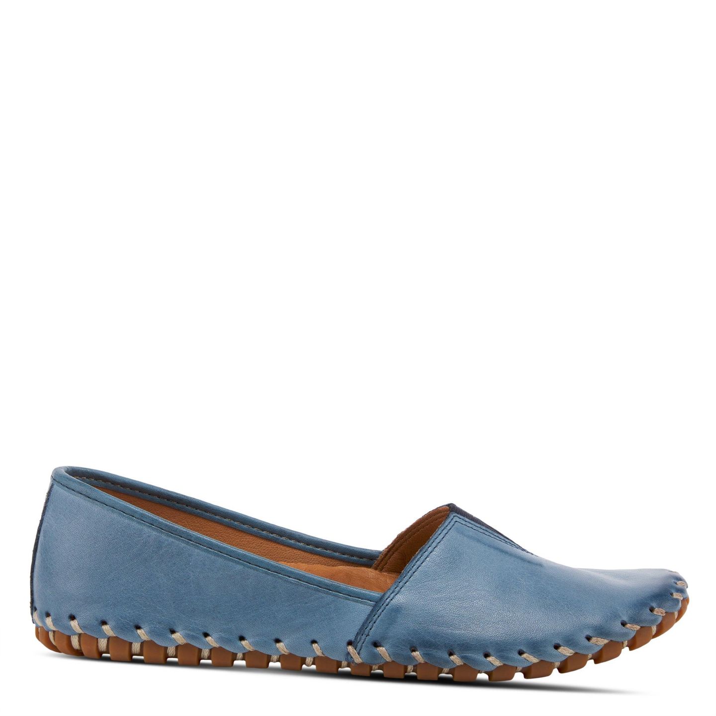Женские туфли Spring Step Kathaleta Loafer with Premium Leather Upper, цвет: Синий — фото 5