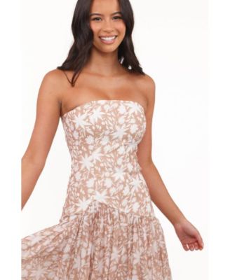 Women's Nyx Strapless Maxi Dress - Mocha