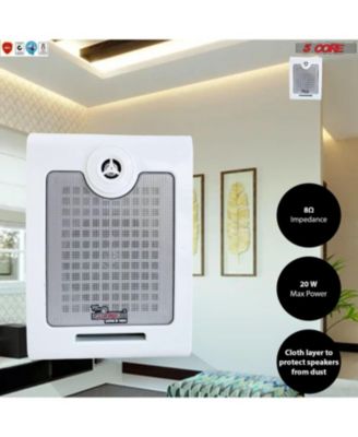 5Core Outdoor Speakers Stereo In Wall 500W Peak Passive Home Audio System