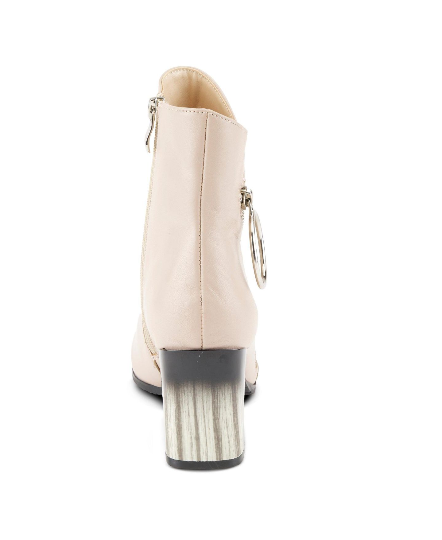 Женские туфли Azura Fabulosa Heel Bootie with Leather Upper, цвет: Бежевый — фото 4