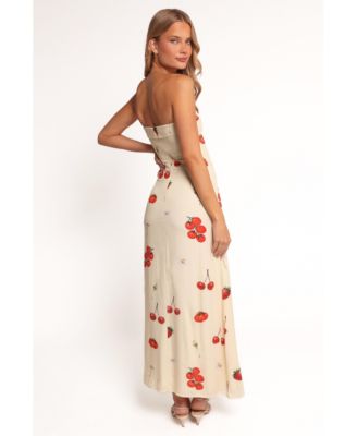 Women's Adela Maxi Dress - Tomato Print