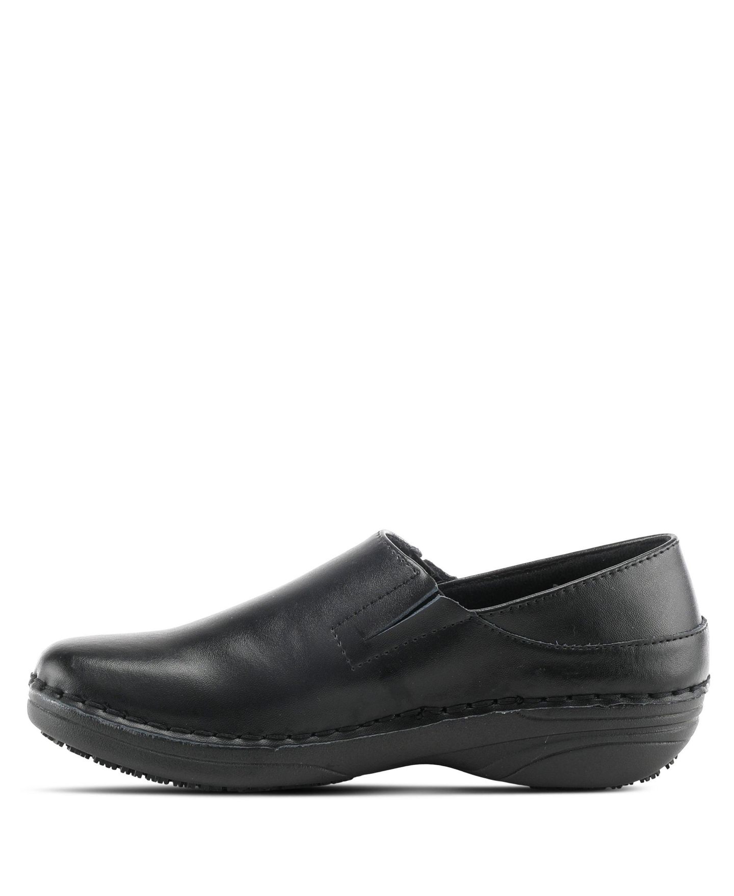 Женские туфли Spring Step Professional Manila Leather Slip-On Work Loafer with Removable Insole and Skid-Resistant Sole, цвет: Чёрный — фото 2