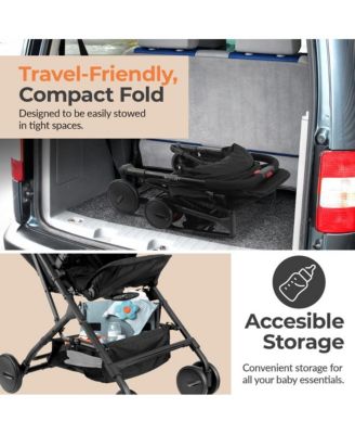 Kids Portable Folding Stroller – Lightweight Compact Travel Stroller with Easy Fold Design