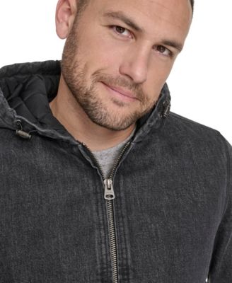 Men's Hooded Bomber Jacket