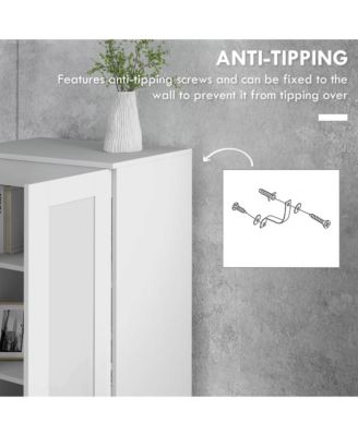 Adjustable Shelves Freestanding Kitchen Storage Cabinet for Pantry Organization