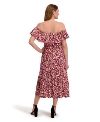 Women's Emily Off Shoulder Ruffle Dress