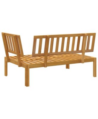 Pallet Sofa Natural Wood Solid Acacia Wood Medium Modular