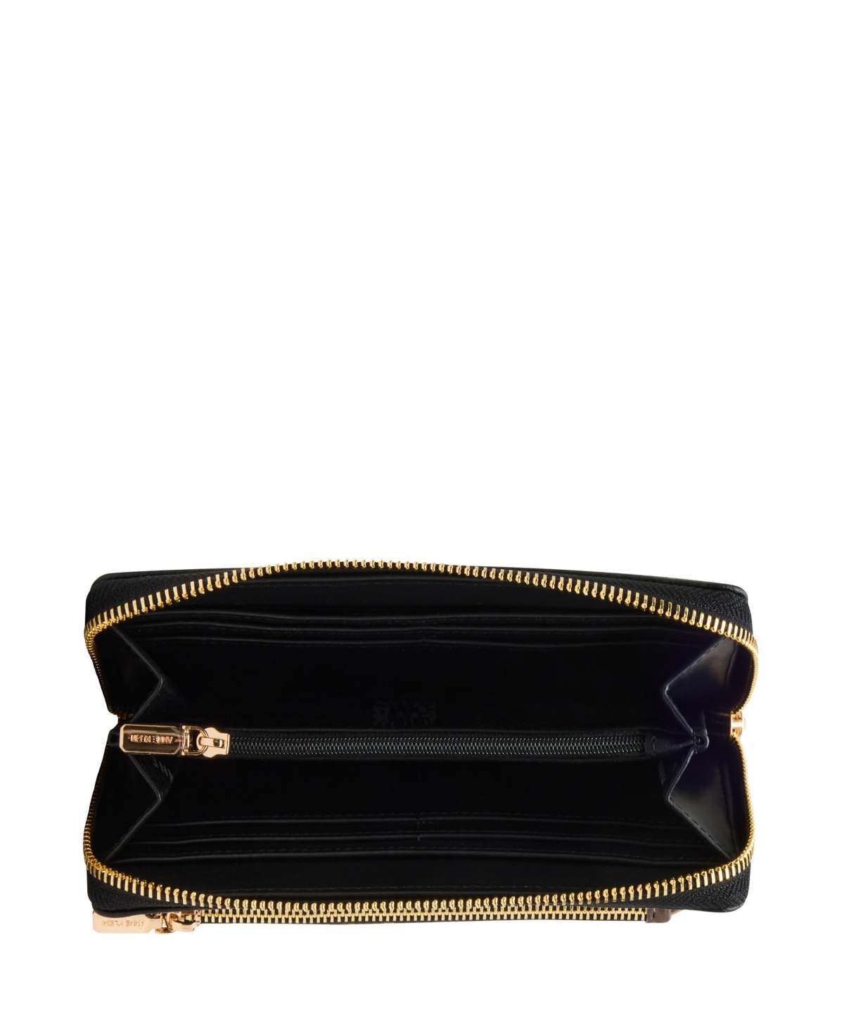 Anne Klein Zip Around Wallet In Black