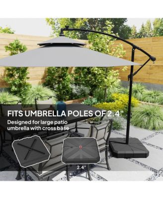 Offset Umbrella Base, /Water Filled Umbrella Sd,