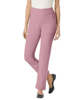 Women's Within Tall Flex-Fit Pull-On Straight-Leg Gap-Free Stretch Denim Jeans.