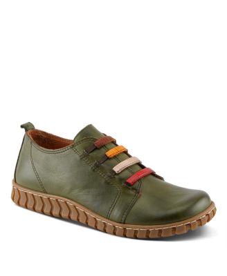 Emmalina Women's Slip-On Oxford with Leather Upper