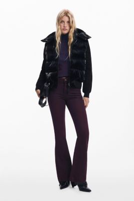 Women's Shiny convertible padded jacket