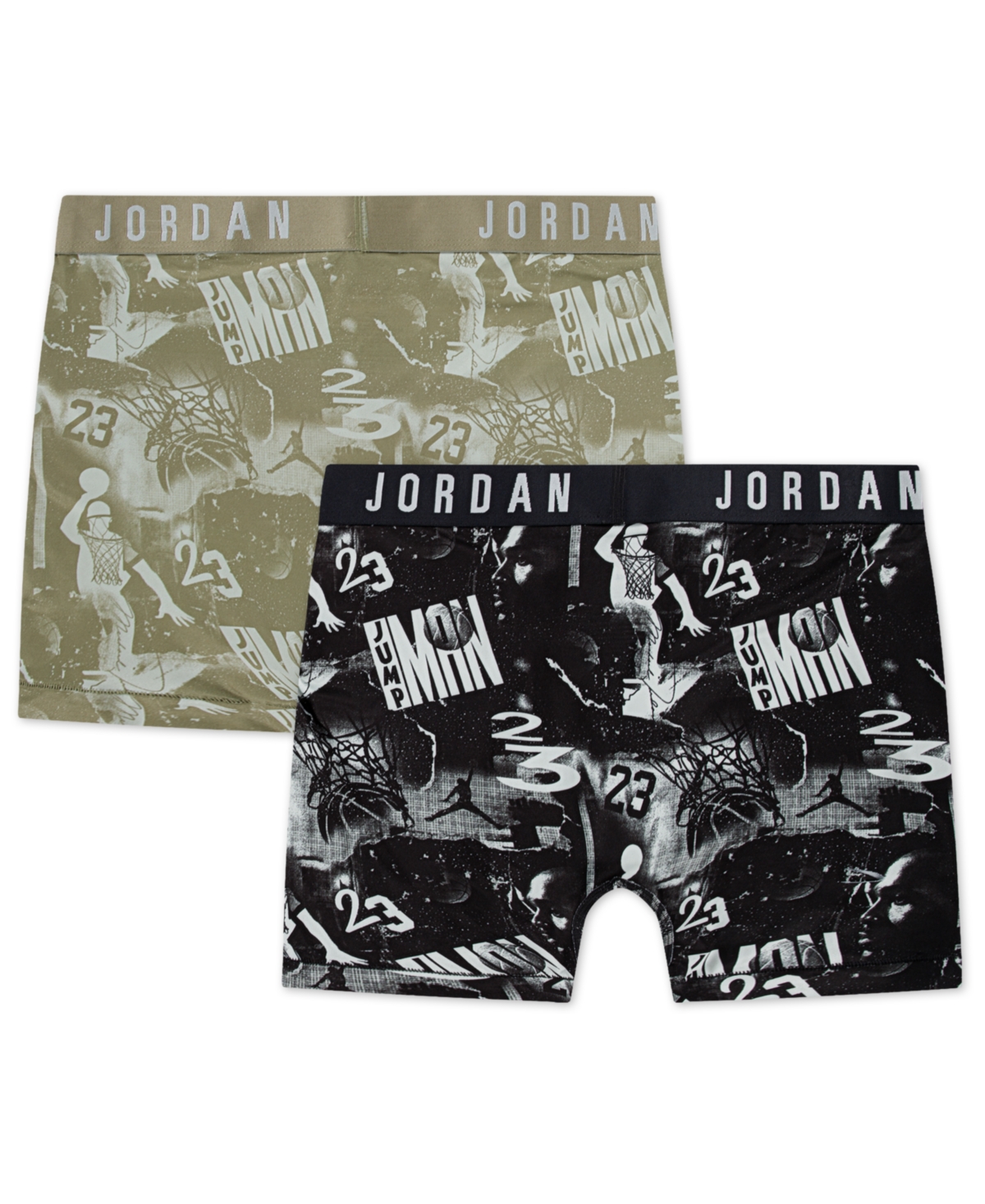 Jordan Men's 2-pack 23 Collage Boxer Briefs In Multi