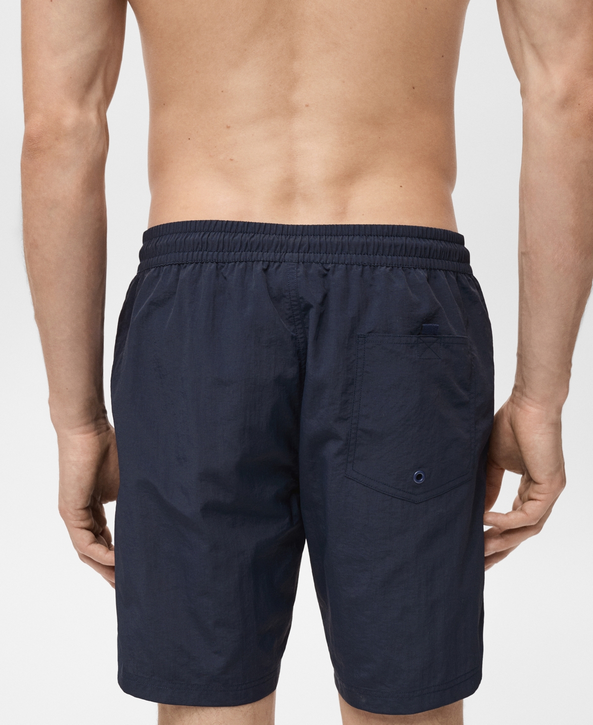 Mango Men's Basic Drawstring Swimsuit