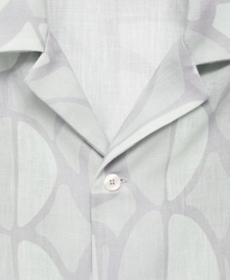 Men's Printed Short-Sleeved Shirt