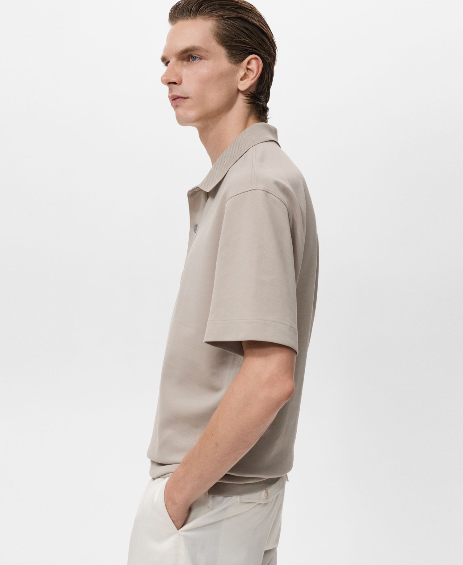 Men's Relaxed-Fit Cotton Polo Shirt