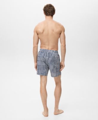 Men's Multi-Striped Swimsuit