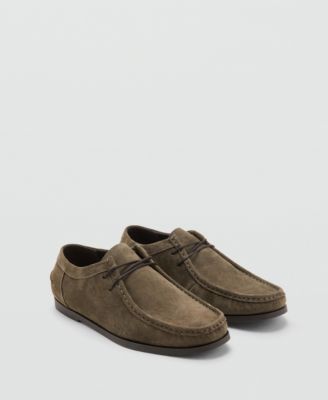 MANGO - Men's Suede Nautical Shoes