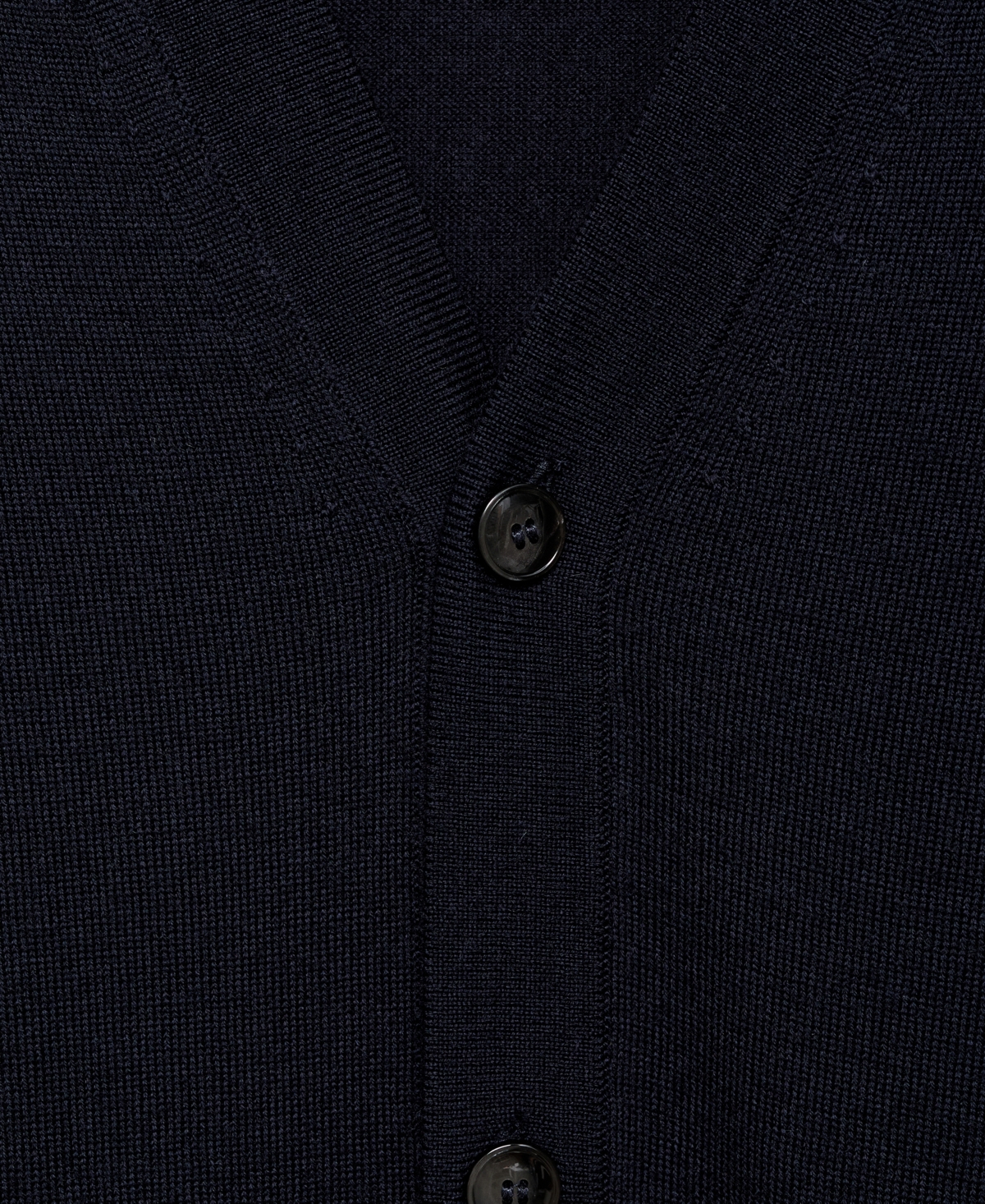 Mango Solid Wool Cardigan In Blue