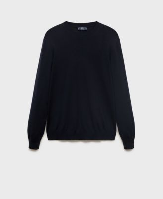 Men's Wool Round-Neck Sweater