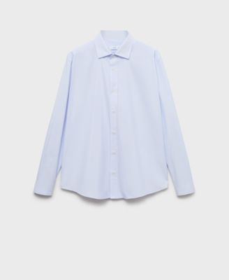 Men's Regular Fit Striped Cotton Shirt