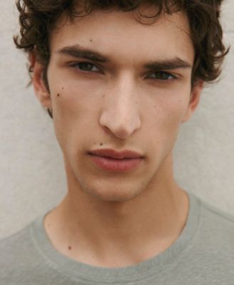 Men's Linen Slim-Fit T-Shirt