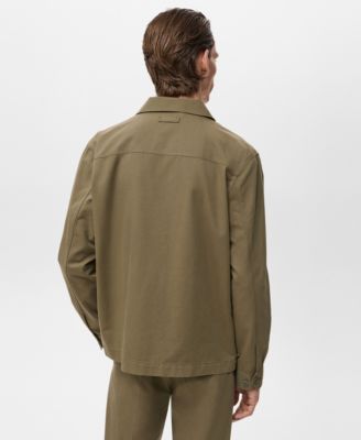 Men's Pockets Lyocell Cotton Jacket