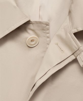 Men's Classic Water-Repellent Trench Coat