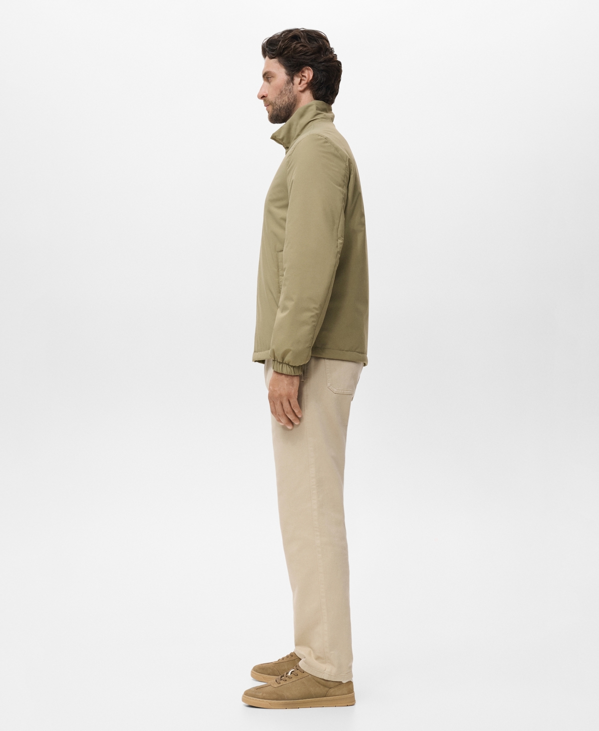 Mango Men's Quilted Water-repellent Reversible Jacket In Multi
