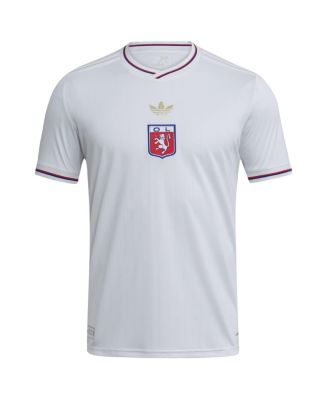 Men's White Olympique Lyonnais 2025/26 Home Replica Jersey