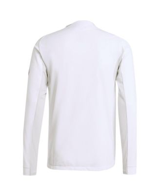 Men's White Real Madrid 2025/26 Home Authentic Long Sleeve Jersey